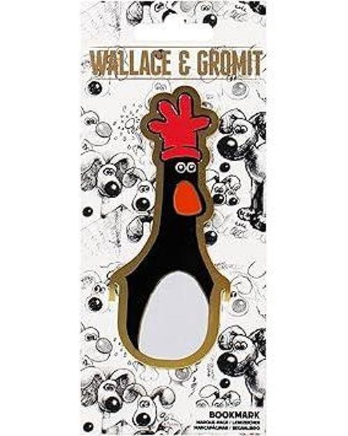 【Wallace & Gromit】メタルブックマーク(フェザー)