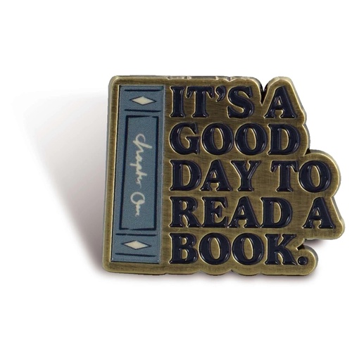 【Book Lovers】ピンバッジ(Good Day)