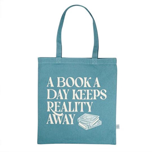 【Book Lovers】トートバッグ【A Book A Day Keeps Reality Away】