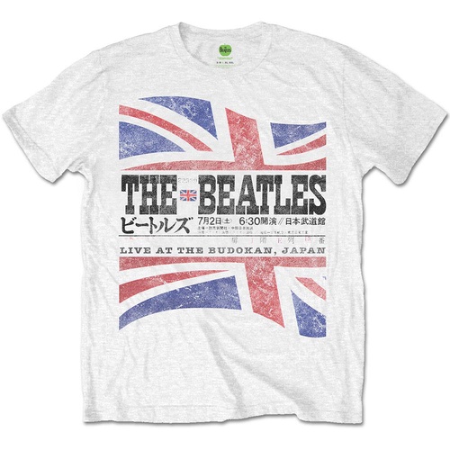【The Beatles】ユニセックスTシャツ サイズ:S(武道館セットリスト)
