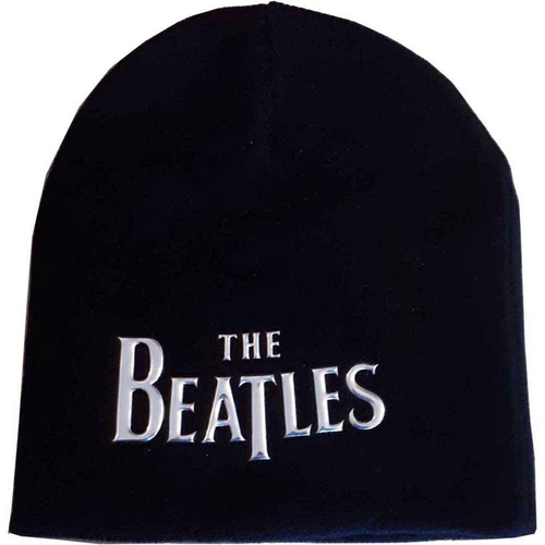 【The Beatles】ニット帽(黒)【Drop T】