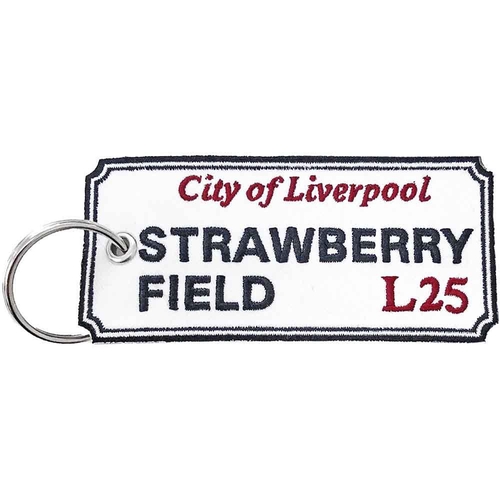 【The Beatles】ワッペンキーホルダー(Strawberry Field)