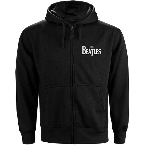 【The Beatles】レディースパーカー(黒) サイズ: M【Drop T】