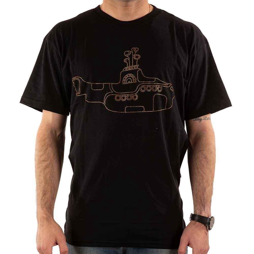 【The Beatles】ユニセックスTシャツ(黒) サイズ: M【Yellow Submarine】