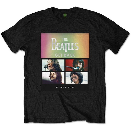 【The Beatles】ユニセックスTシャツ サイズ: L (Album Faces Gradient)