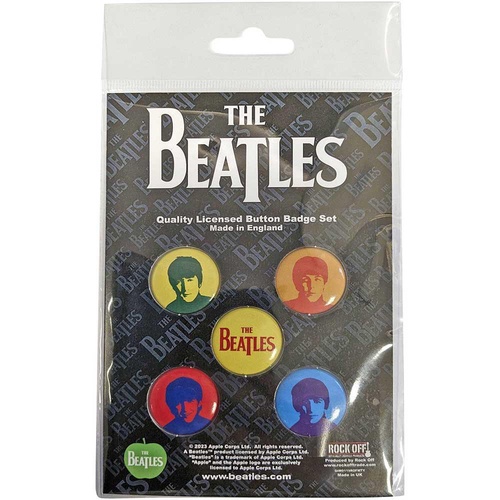 【The Beatles】ボタンバッジセット(ポートレイト)