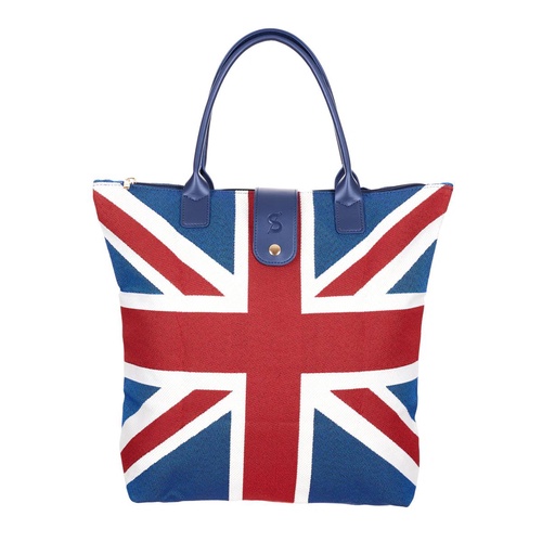 【Signare】折りたたみバッグ【Union Jack】