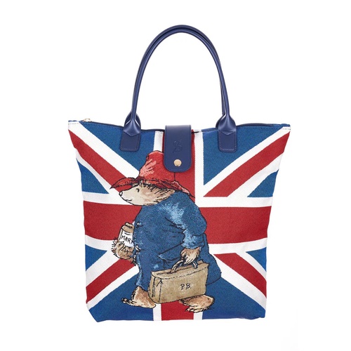 【Signare】折りたたみバッグ(Union Jack)【Paddington】