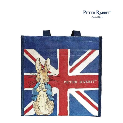 【Signare】ショッピングバッグ(Union Jack)【Peter Rabbit】