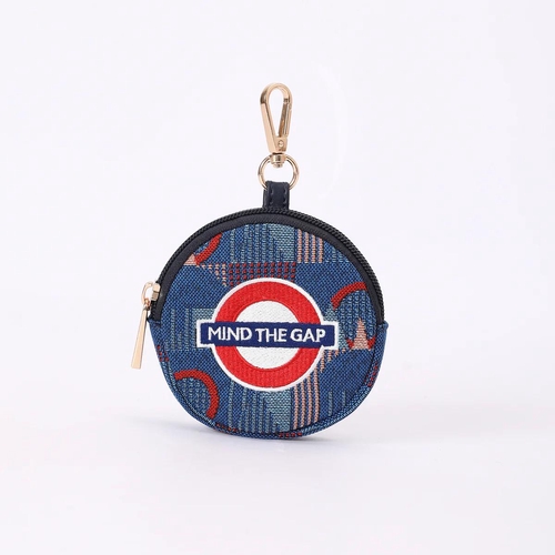 【Signare】丸型ポーチ【TfL Piccadilly】