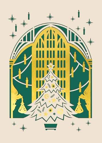 Harry Potter: The Great Hall Holiday Laser Die-Cut Card