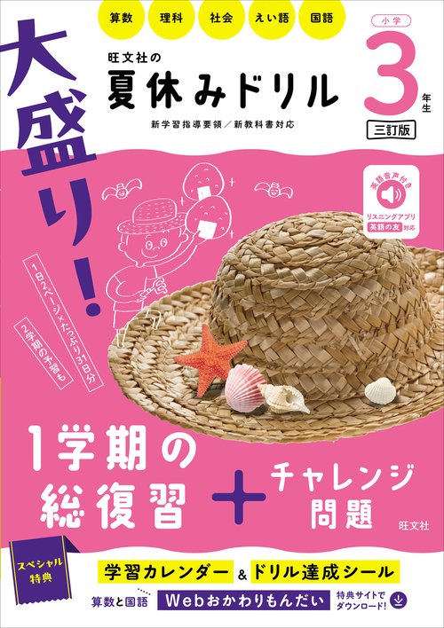 大盛り！夏休みドリル　小学３年生
