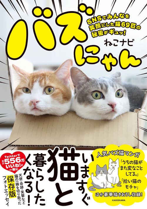 バズにゃん SNSでみんなを笑顔にした猫69匹の秘密がギュッ！