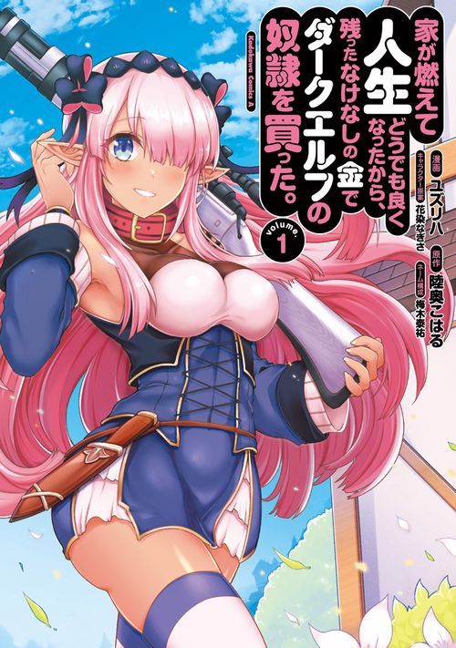 家が燃えて人生どうでも良くなったから、残ったなけなしの金でダークエルフの奴隷を買った。　（１）