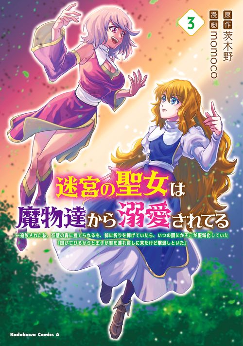 迷宮の聖女は魔物達から溺愛されてる（３） ～追放された私、奈落の森に捨てられるも、神に祈りを捧げていたら、いつの間にかそこが聖域化していた「国が亡びるからと王子が君を連れ戻しに来たけど撃退しといた」