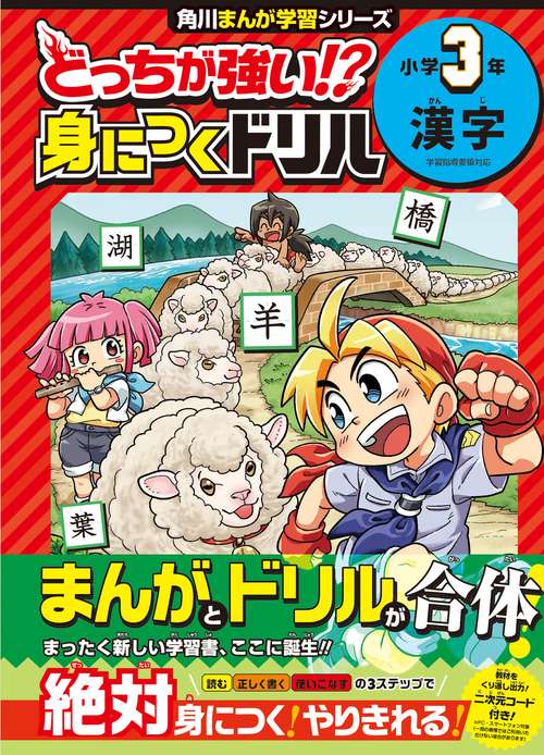 どっちが強い!? 身につくドリル 小学３年　漢字