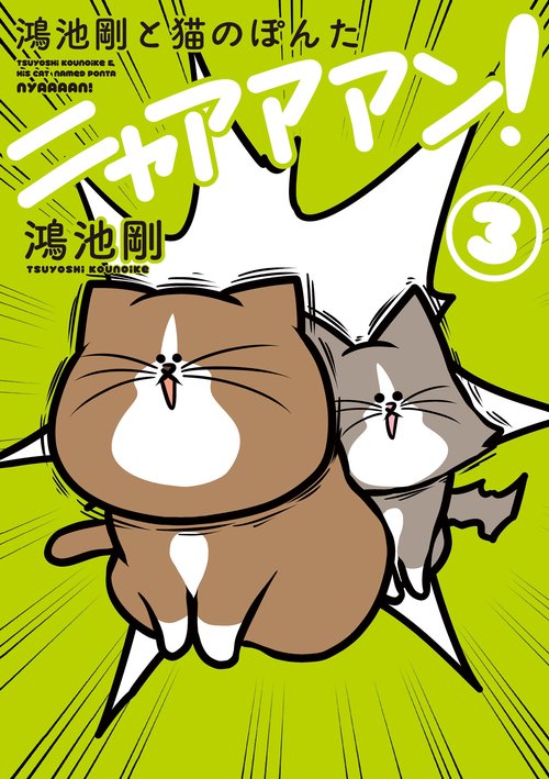 鴻池剛と猫のぽんた　ニャアアアン!　3