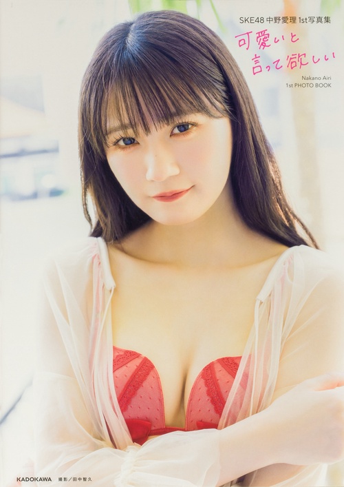 SKE48 中野愛理1st写真集 可愛いと言って欲しい