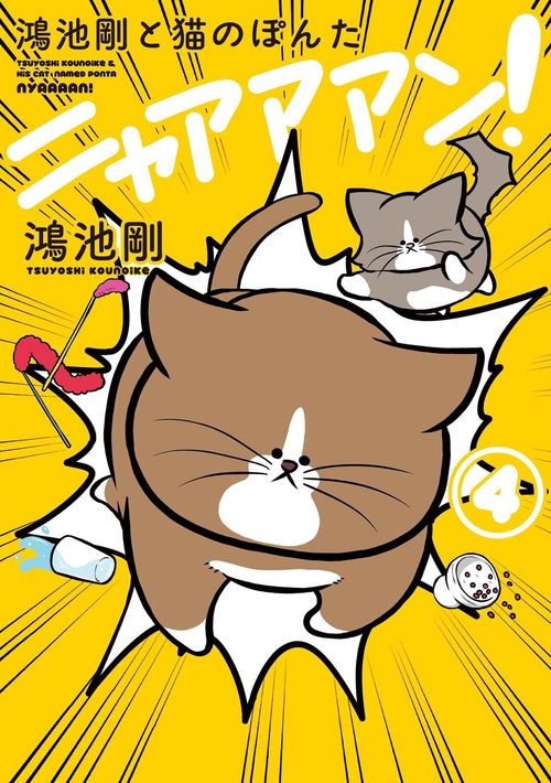 鴻池剛と猫のぽんた　ニャアアアン!　4