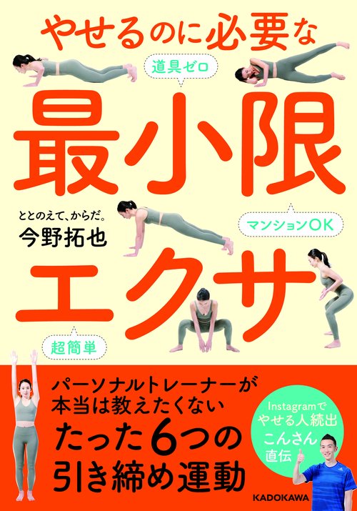 やせるのに必要な最小限エクサ マンションOK　道具ゼロ　超簡単