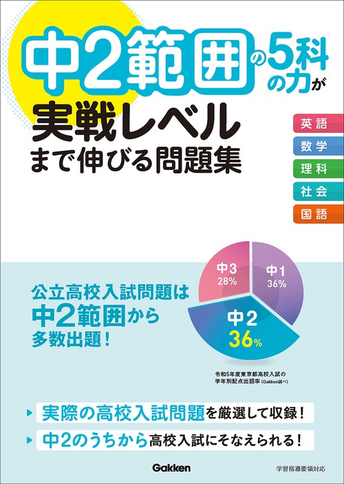 中２範囲の５科の力が実戦レベルまで伸びる問題集