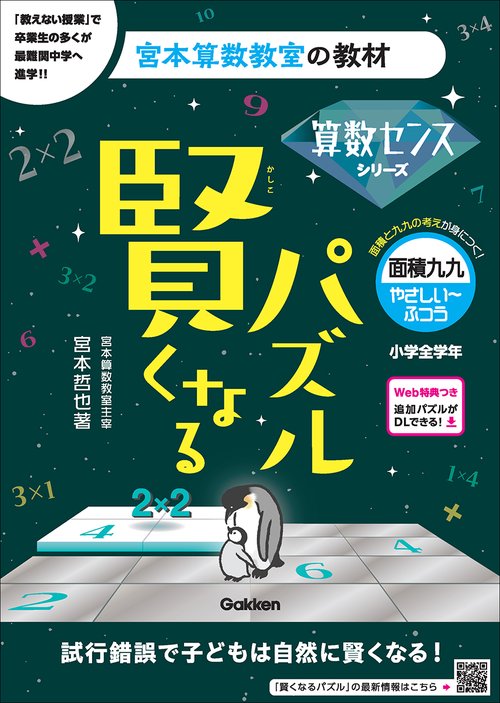賢くなるパズル　算数センスシリーズ　面積九九・やさしいふつう