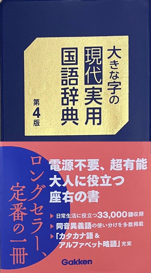 大きな字の現代実用国語辞典　第４版