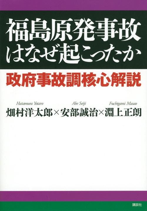 福島原発事故はなぜ起こったか 政府事故調核心解説