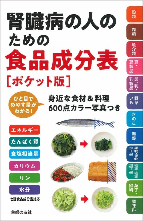 腎臓病の人のための食品成分表［ポケット版］