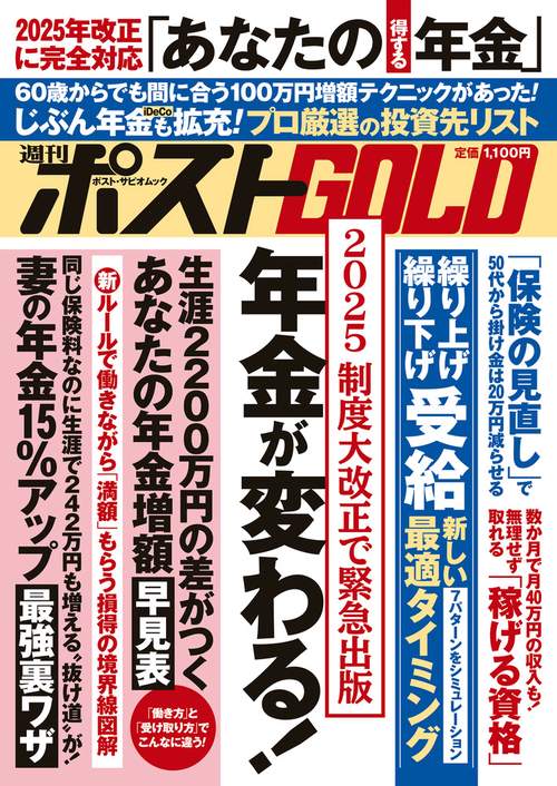 週刊ポストGOLD 年金が変わる！