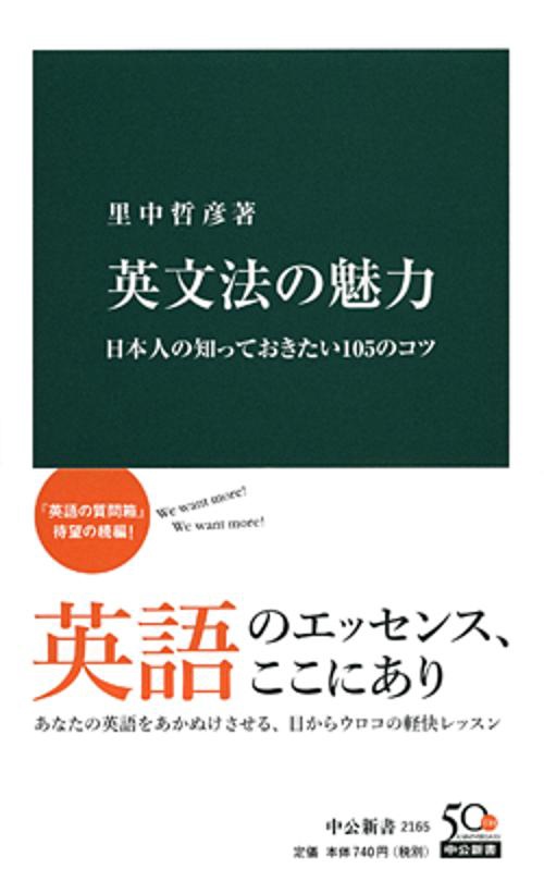英文法の魅力 日本人の知っておきたい105のコツ