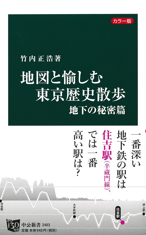 地図と愉しむ東京歴史散歩 カラー版 地下の秘密篇