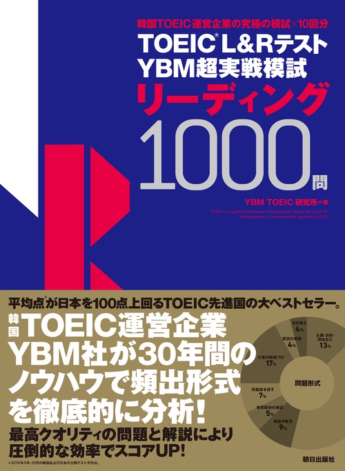 TOEIC L&RテストYBM超実戦模試リーディング1000問