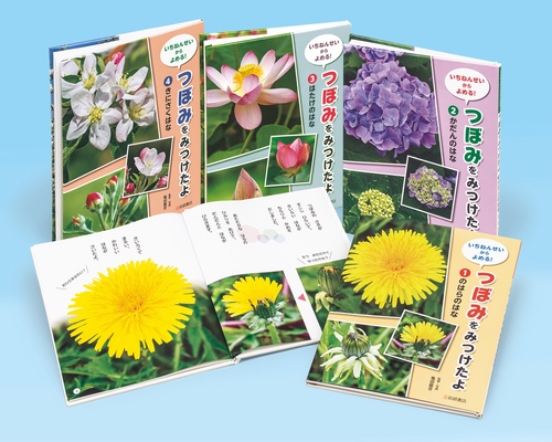 いちねんせいからよめる！　つぼみをみつけたよ（全４）