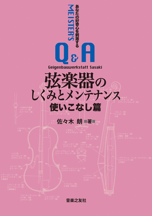 弦楽器のしくみとメンテナンス 使いこなし篇