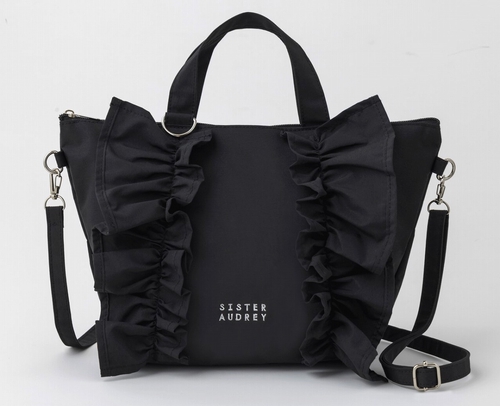 SISTER AUDREY 仕切りポケット付き! かわいくて便利なフリル2WAYバッグBOOK