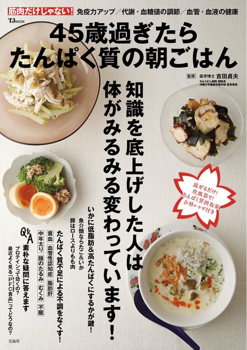 45歳過ぎたらたんぱく質の朝ごはん