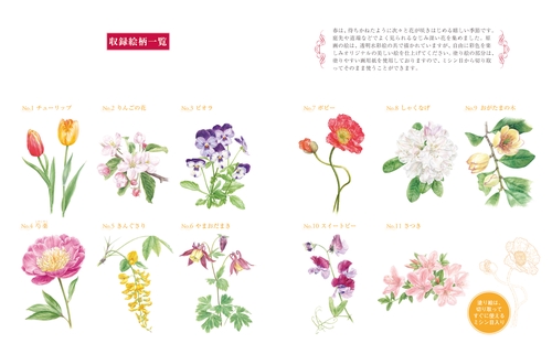 やさしい大人の塗り絵　身近な春の花編