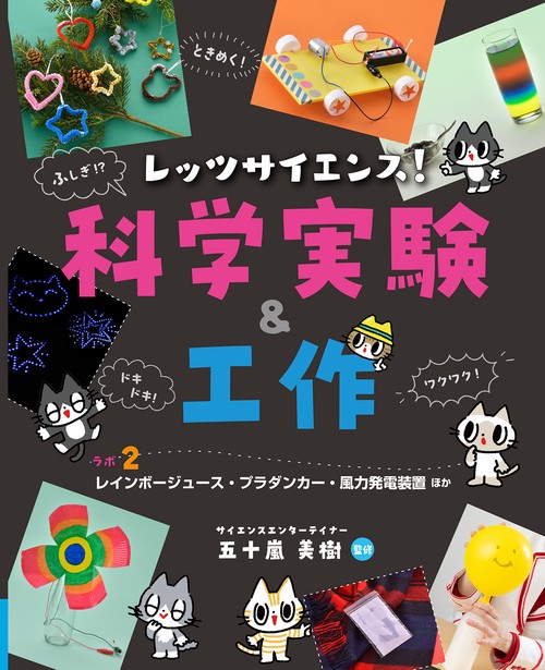 レッツサイエンス！ 科学実験＆工作　ラボ２　 レインボージュース・プラダンカー・風力発電装置 ほか