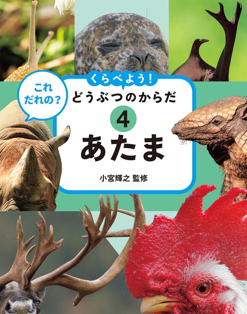 これ だれの？ くらべよう！ どうぶつのからだ　④あたま
