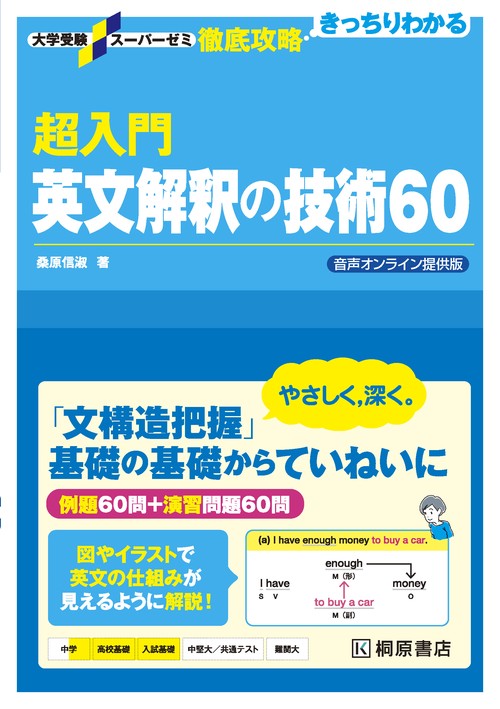 大学受験スーパーゼミ　徹底攻略　超入門英文解釈の技術60　音声オンライン提供版