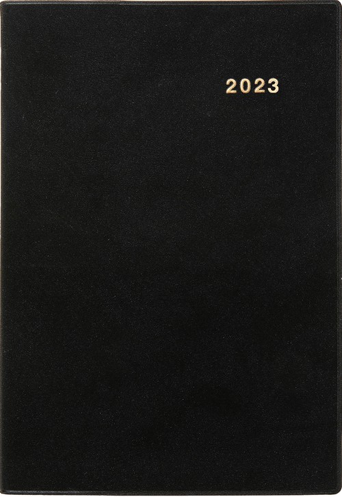 3222　SANNO　ＮＥＷブロック・Ａ５判（黒）（2023年版1月始まり手帳）