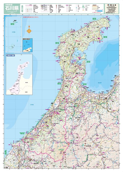 スクリーンマップ 分県地図 石川県