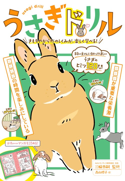 うさぎドリル きもちやからだのしくみが、楽しく学べる!