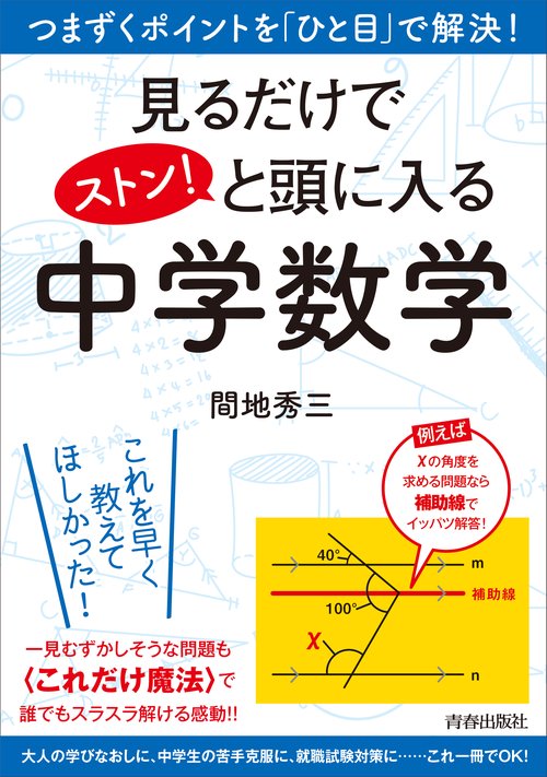 見るだけでストン!と頭に入る中学数学 つまずくポイントを「ひと目」で解決!