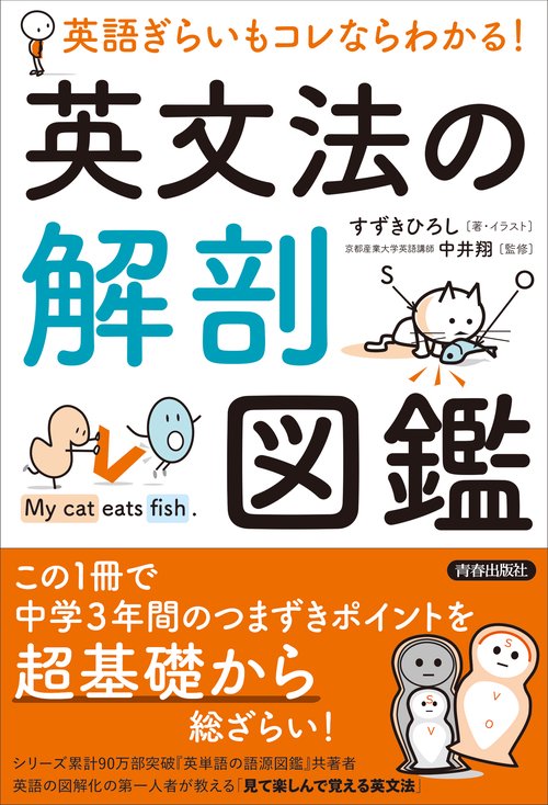 英語ぎらいもコレならわかる！英文法の解剖図鑑