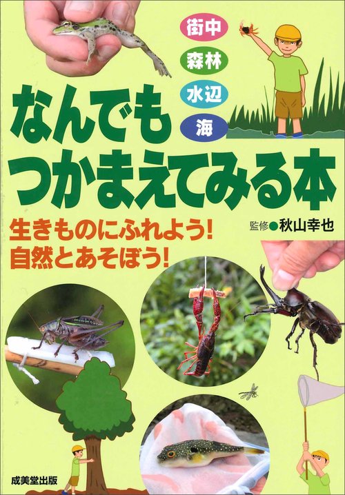なんでもつかまえてみる本 街中 森林 水辺 海 生きものにふれよう!自然とあそぼう!