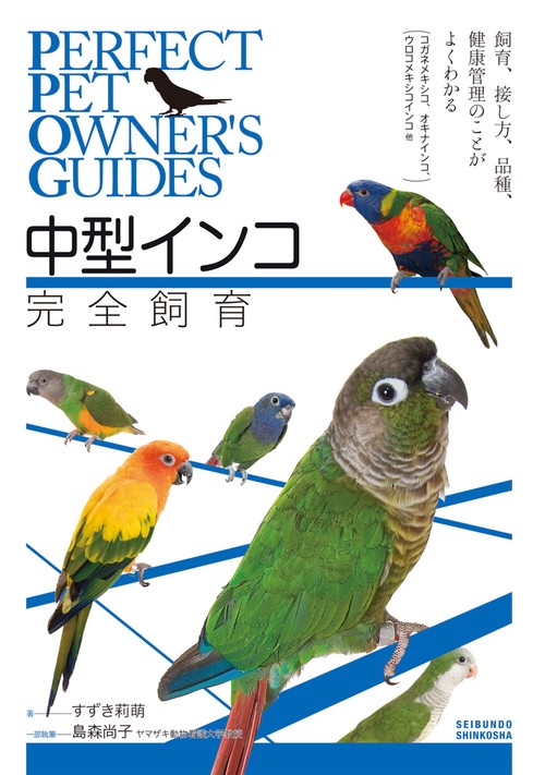 中型インコ完全飼育 コガネメキシコ、オキナインコ、ウロコメキシコインコ他 飼育、接し方、品種、健康管理のことがよくわかる