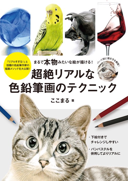 超絶リアルな色鉛筆画のテクニック