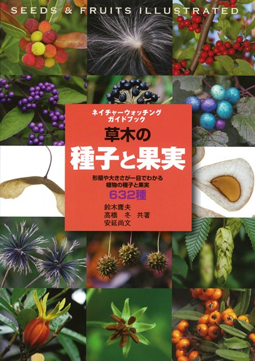 草木の種子と果実 形態や大きさが一目でわかる植物の種子と果実632種